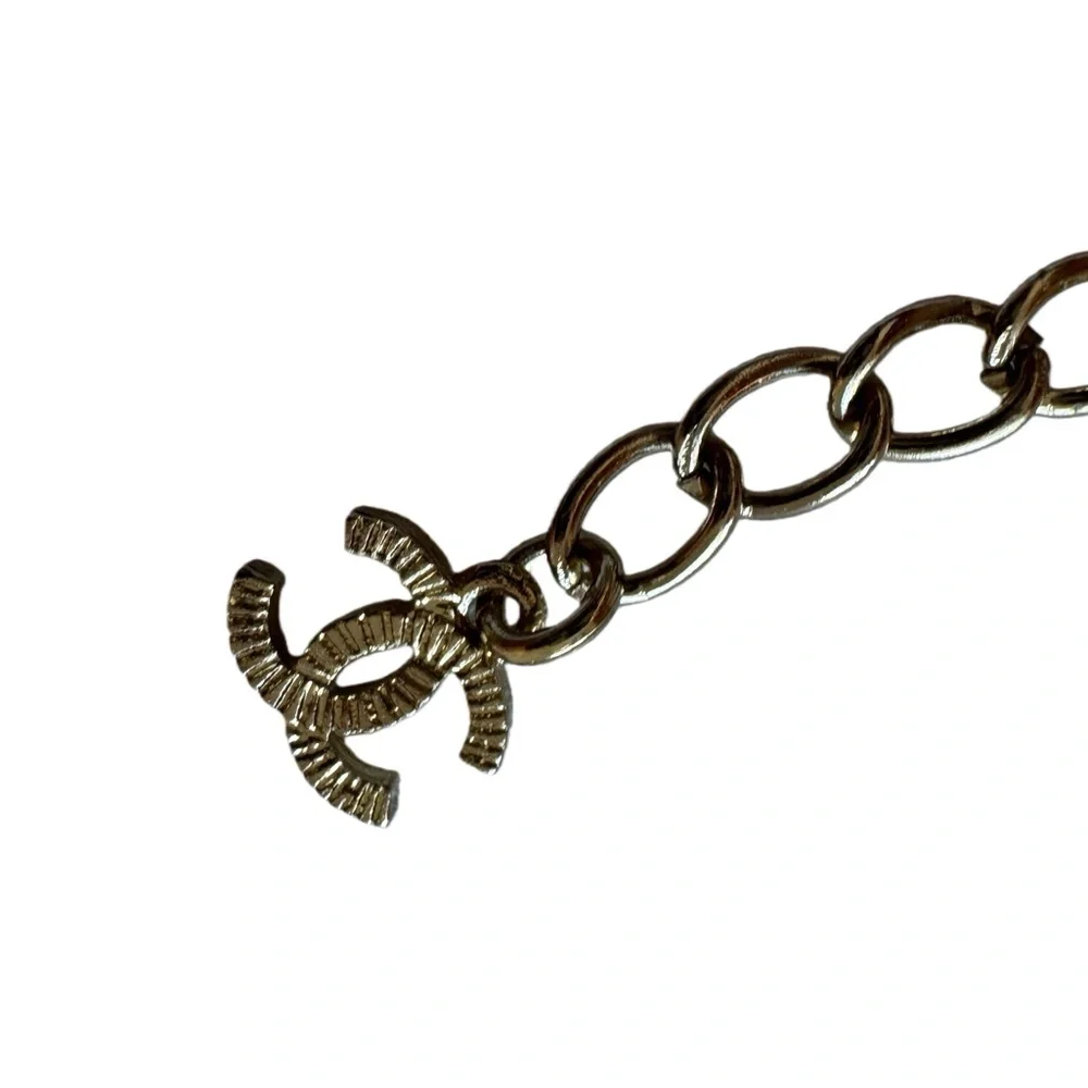 CHANEL Gold and Silver Pendant Necklace - Picture 6 of 8